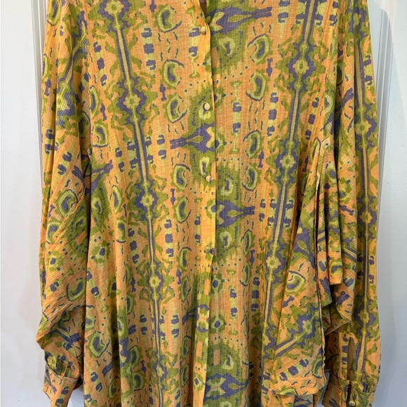 FREE PEOPLE EUC THIS IS IT SUN FADED TUNIC SIZE SMALL - Picture 7 of 9